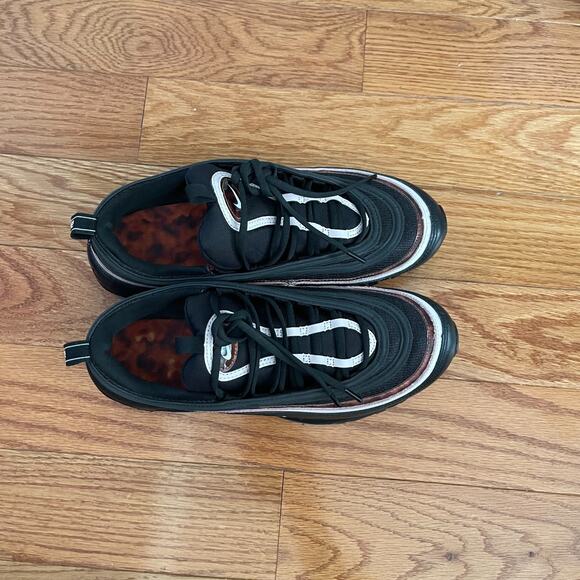 Nike Air Max 97 Womens 9.5 Black Barely Rose CU4751-001 Running Sneakers Casual - Picture 6 of 9